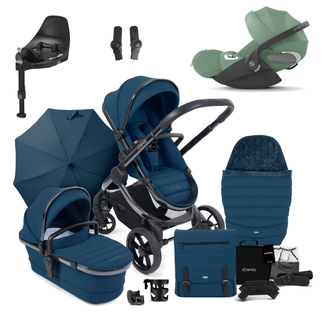 iCandy Peach 7 Pushchair Bundle with Cybex Cloud T and Base T