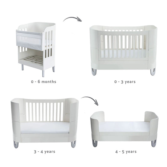 Gaia Baby Serena Cot Bed + Co-Sleeper