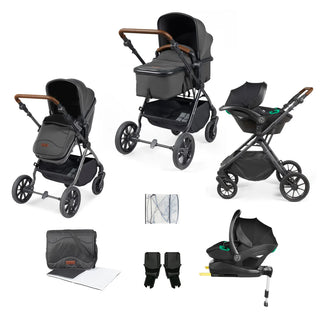 Ickle Bubba Cosmo 3 in 1 with Stratus Car Seat & Isofix Base
