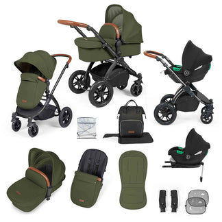 Ickle Bubba Stomp Luxe All in One with Cirrus Car Seat & Isofix Base