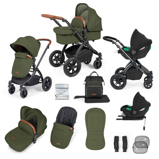 Ickle Bubba Stomp Luxe All in One with Cirrus Car Seat & Isofix Base
