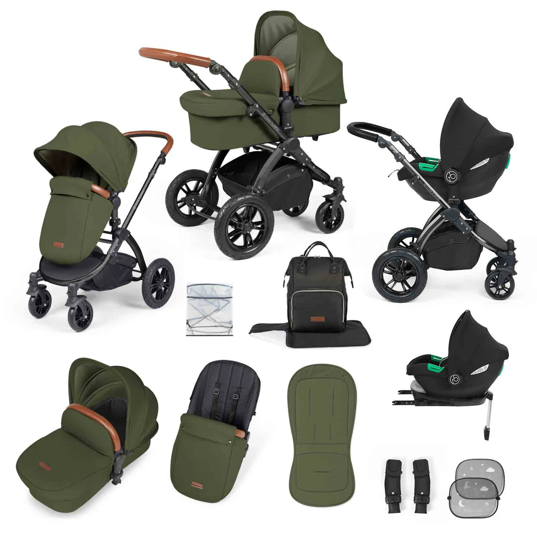 Ickle Bubba Stomp Luxe All in One with Cirrus Car Seat & Isofix Base