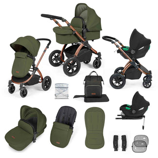 Ickle Bubba Stomp Luxe All in One with Cirrus Car Seat & Isofix Base