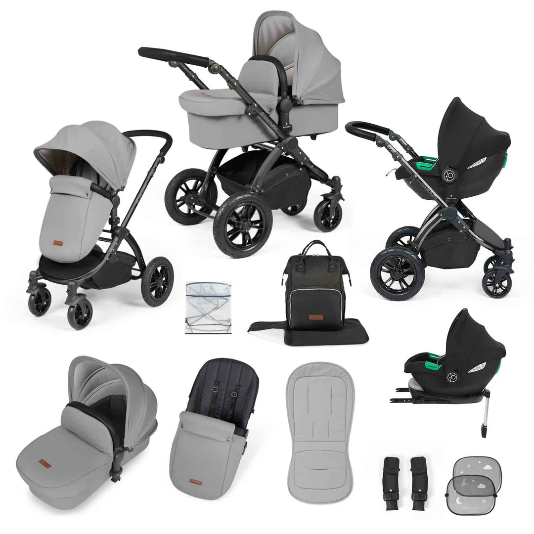 Ickle Bubba Stomp Luxe All in One with Cirrus Car Seat & Isofix Base