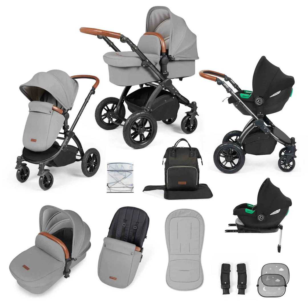 Ickle Bubba Stomp Luxe All in One with Cirrus Car Seat & Isofix Base