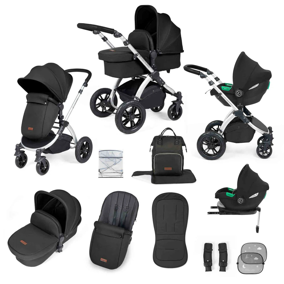 Ickle Bubba Stomp Luxe All in One with Cirrus Car Seat & Isofix Base