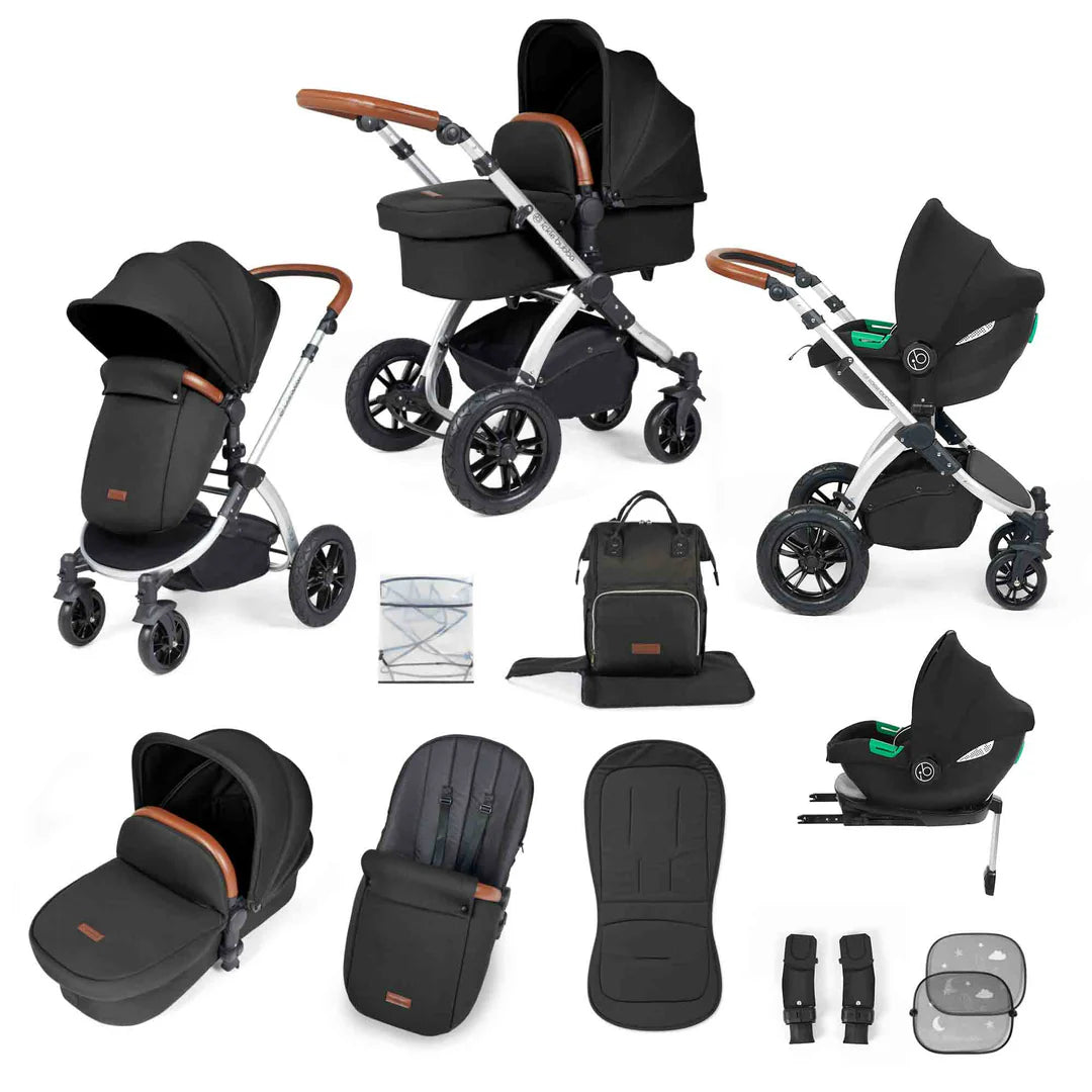 Ickle Bubba Stomp Luxe All in One with Cirrus Car Seat & Isofix Base