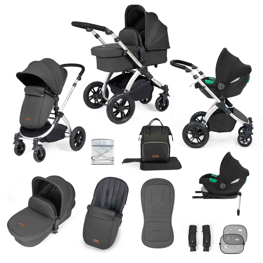 Ickle Bubba Stomp Luxe All in One with Cirrus Car Seat & Isofix Base