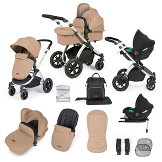 Ickle Bubba Stomp Luxe All in One with Cirrus Car Seat & Isofix Base