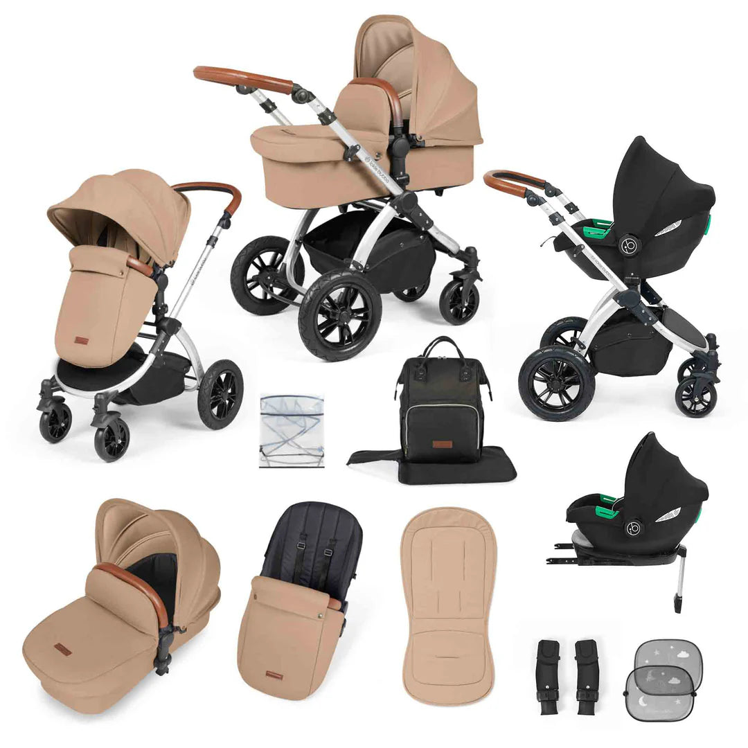 Ickle Bubba Stomp Luxe All in One with Cirrus Car Seat & Isofix Base