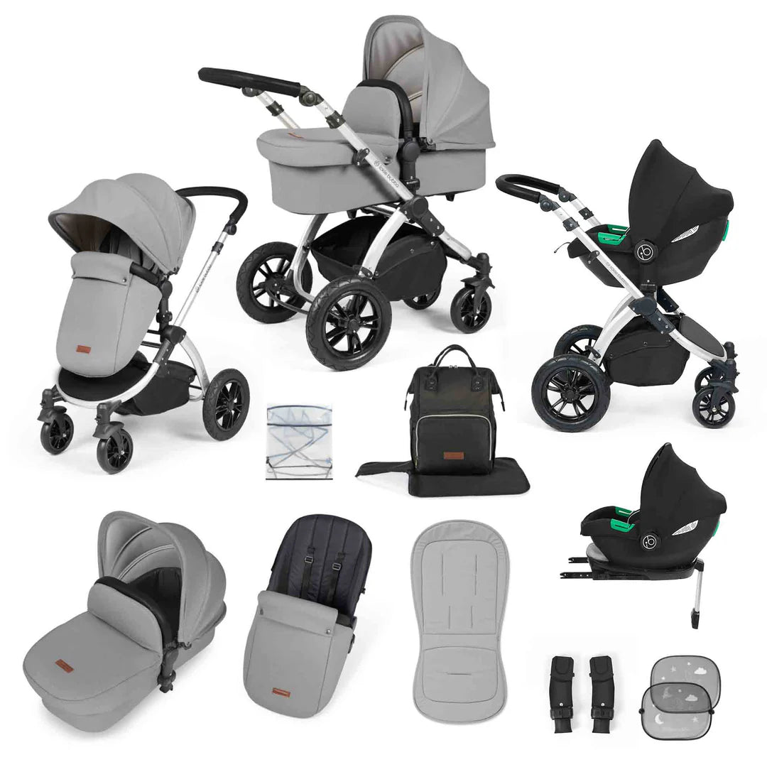 Ickle Bubba Stomp Luxe All in One with Cirrus Car Seat & Isofix Base