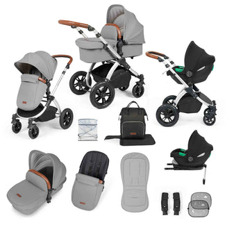 Ickle Bubba Stomp Luxe All in One with Cirrus Car Seat & Isofix Base