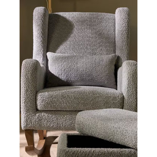 Tutti Bambini Harper Wingback Rocking Chair And Foot Stool