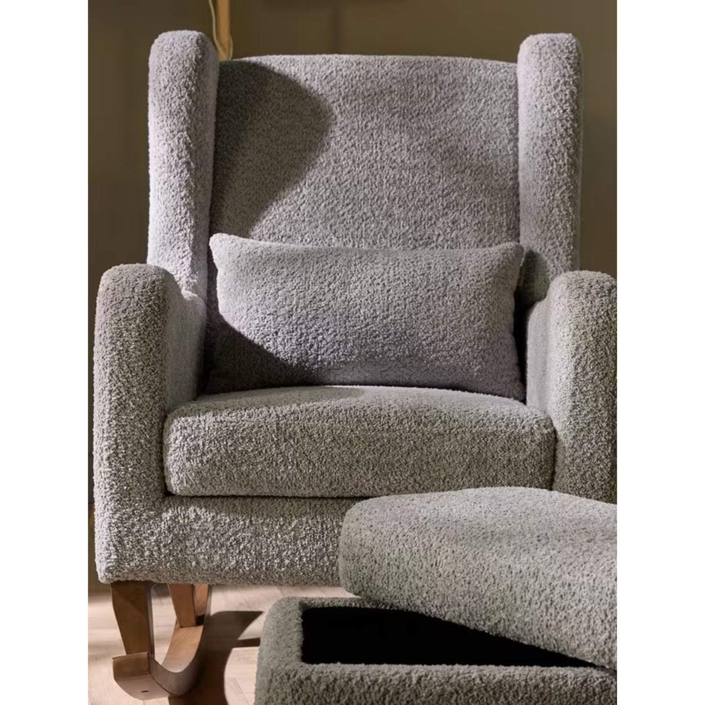 Tutti Bambini Harper Wingback Rocking Chair And Foot Stool