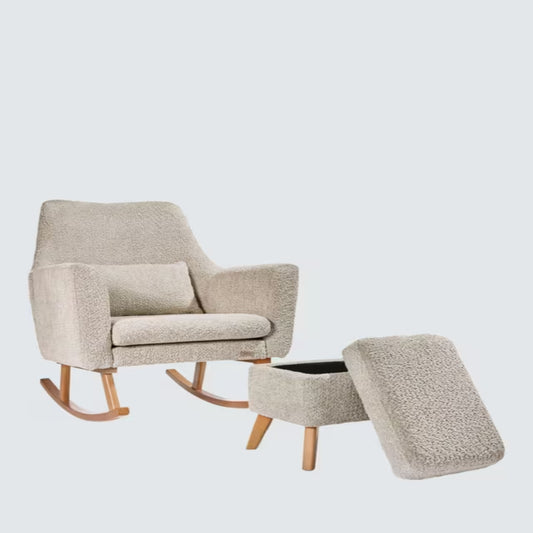 Tutti Bambini Oscar Luxe Rocking Chair And Footstool