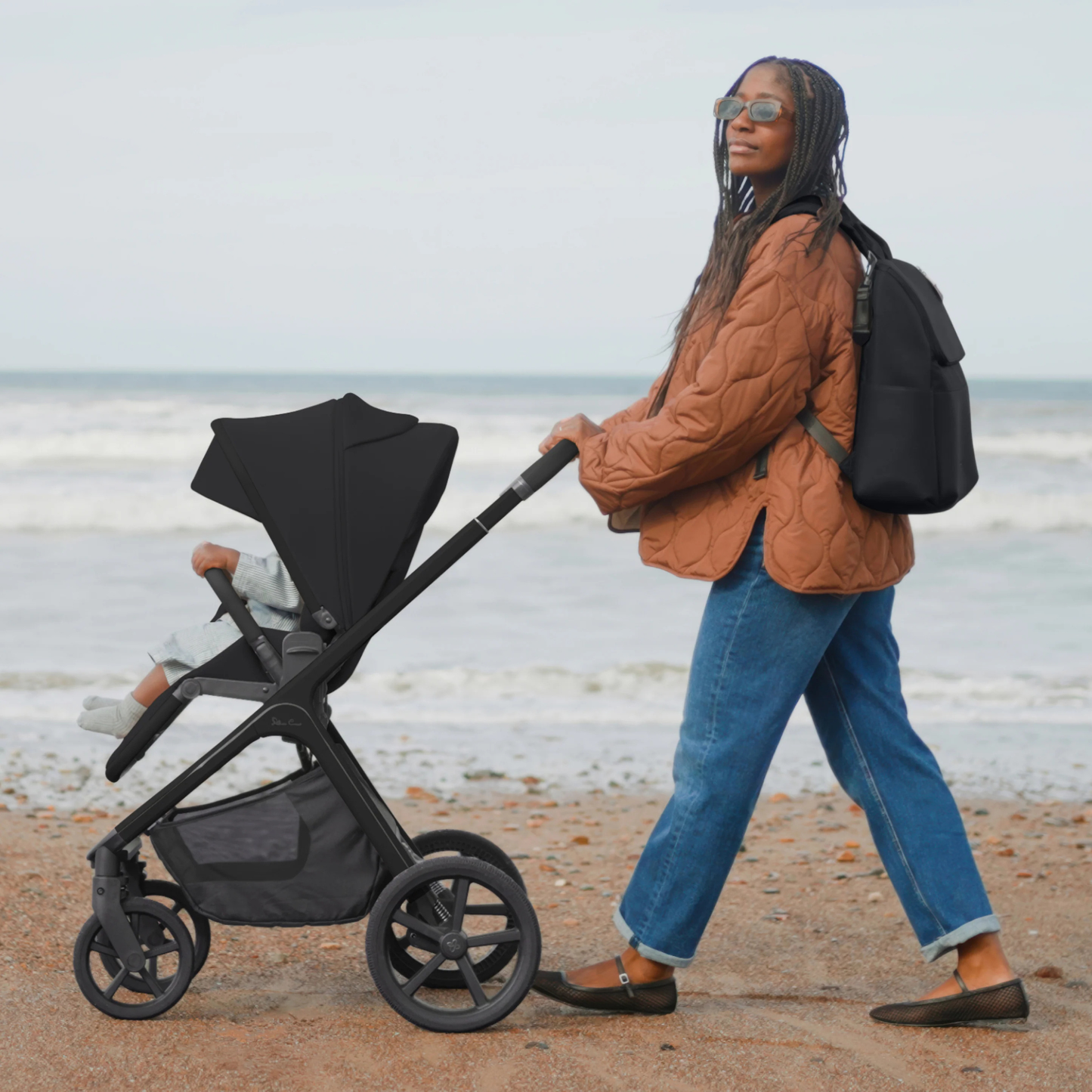 Silver Cross Cove 2 Buggy Bundle with Folding Carrycot & Accessories