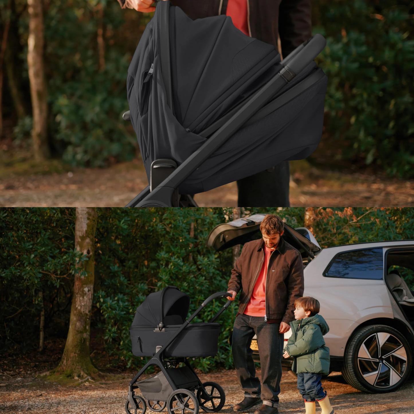 Silver Cross Cove 2 Buggy Bundle with Folding Carrycot & Accessories