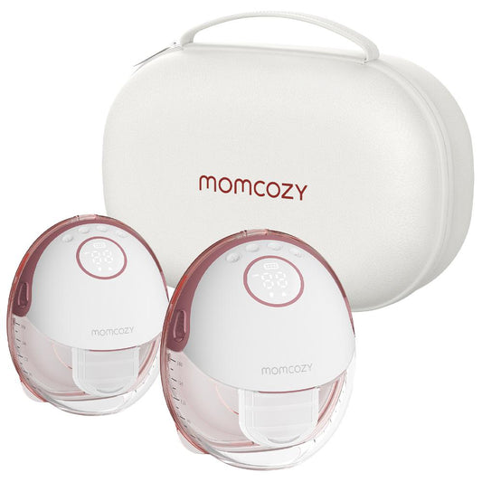 Momcozy M6 Mobile Breast Pump Double Maroon