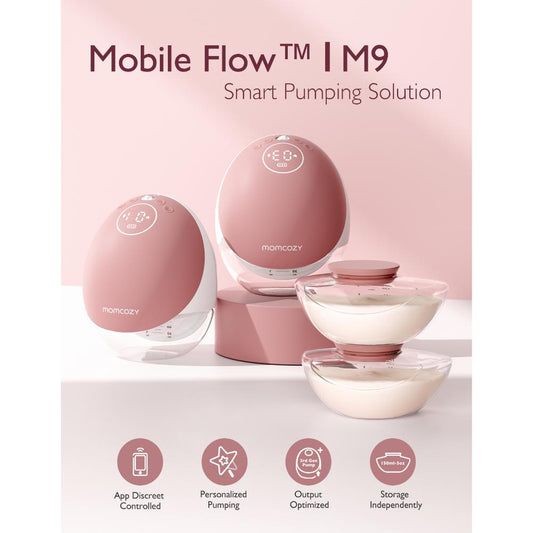 Momcozy M9 Mobile Breast Pump Double (App Enabled)