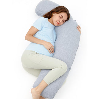 Momcozy J Shaped Maternity Pregnancy Full Body Pillow