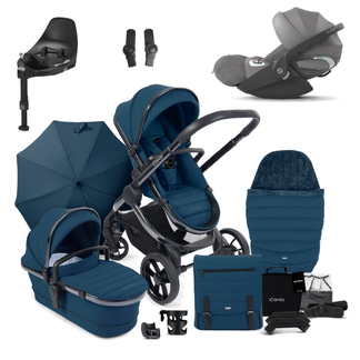 iCandy Peach 7 Pushchair Bundle with Cybex Cloud T and Base T