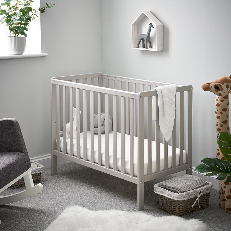 Obaby Maya 3 Piece Cot Bed with Dresser Changer and Wardrobe