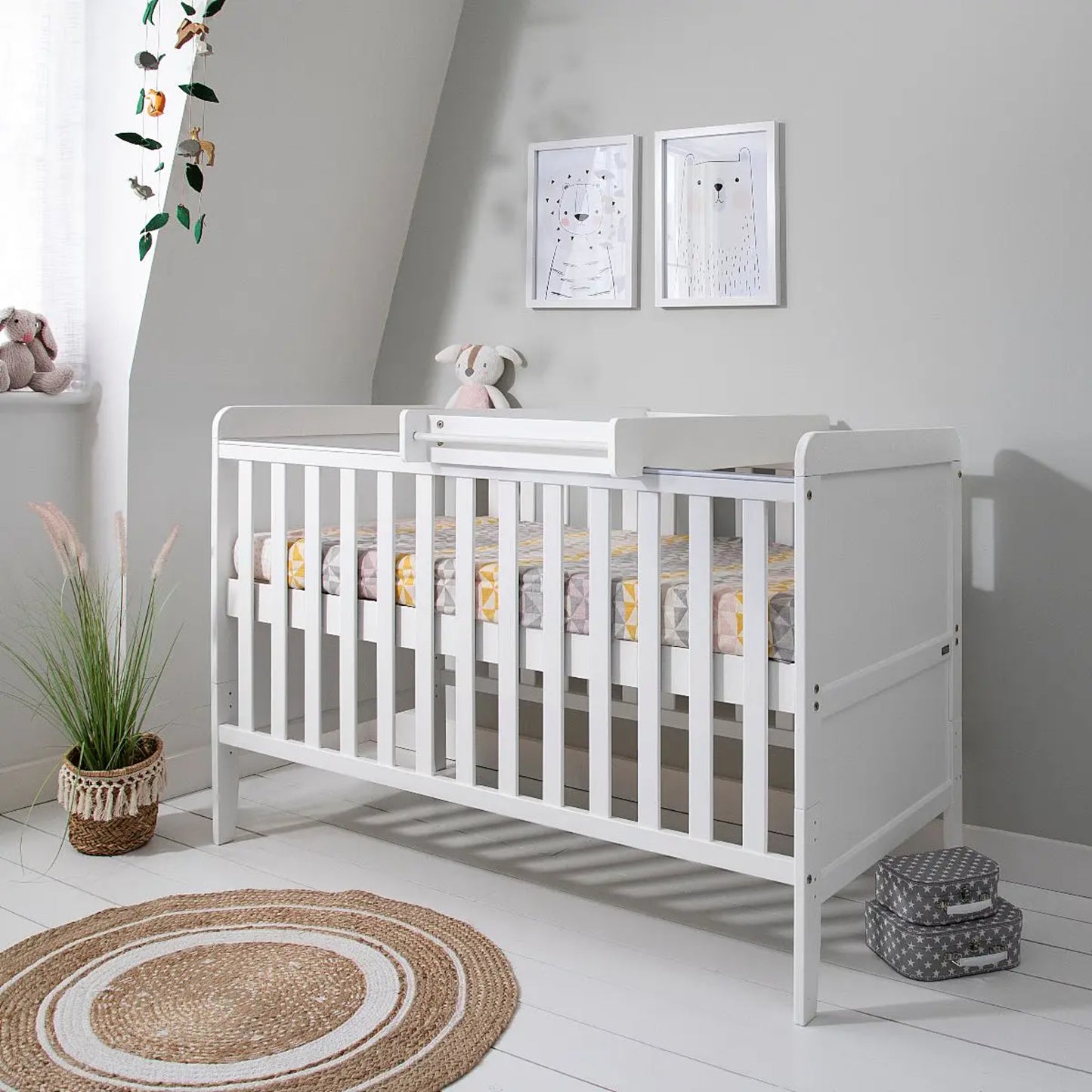 Tutti Bambini Rio 2 Piece Set with Cot Bed and Dresser Changer