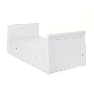Obaby Stamford Classic 4 Piece Room Set with Cot Bed, Dresser, Tall Chest & Wardrobe