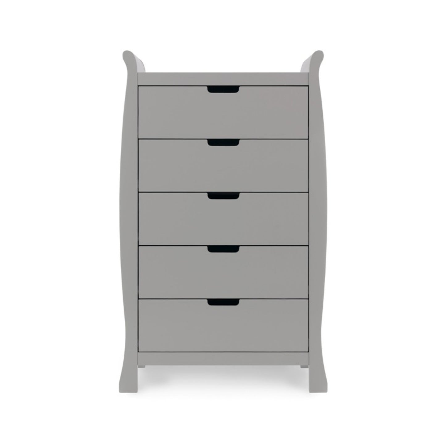 Obaby Stamford Luxe 4 Piece Room Set with Cot Bed, Dresser, Wardrobe & Tall Chest