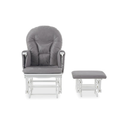 Obaby Deluxe Reclining Glider Chair and Stool