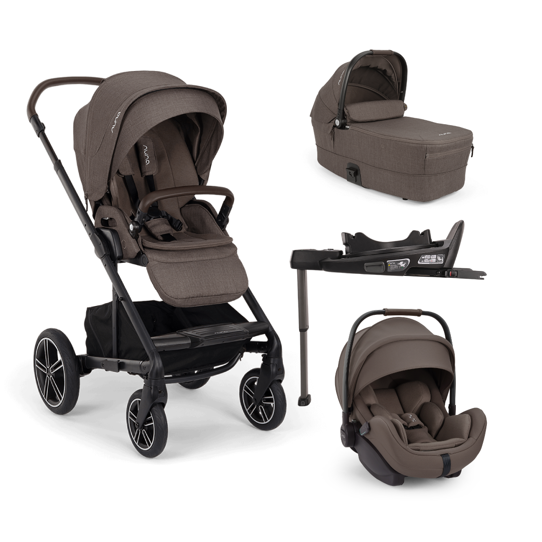 Nuna Mixx Next Bundle with Nuna Arra Flex and Base Curv