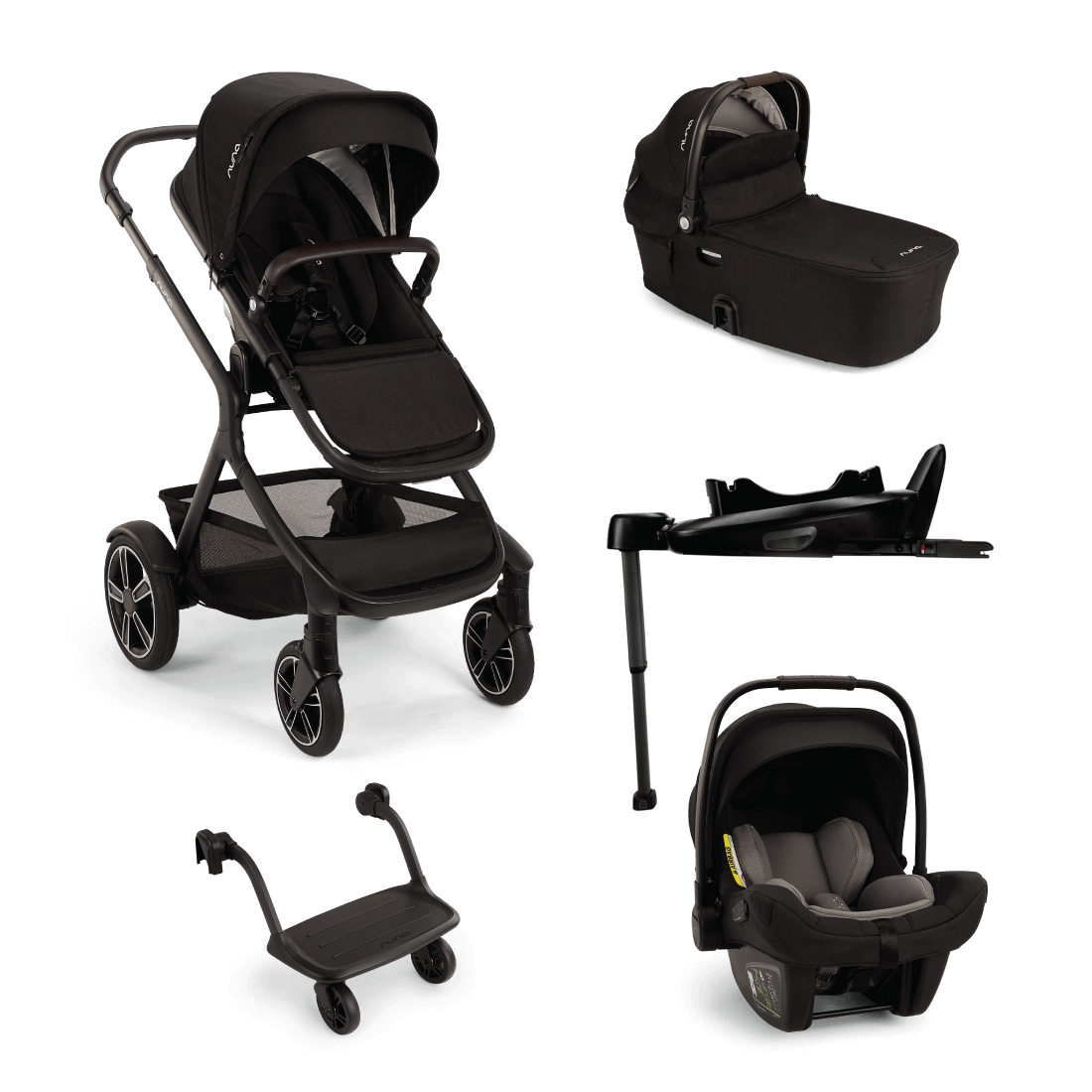 Nuna DEMI Next Bundle with Nuna Pipa Car Seat & Base Next