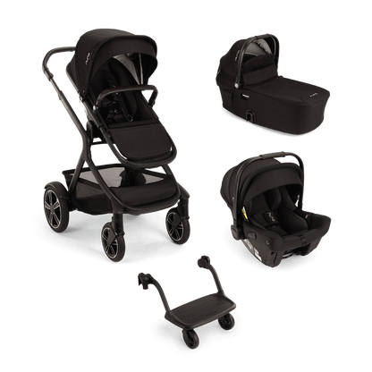 Nuna DEMI Next Bundle with Nuna Pipa Urbn Car Seat & Rider Board