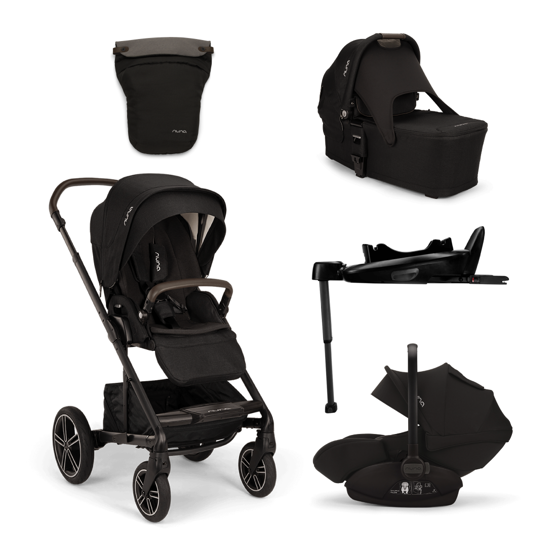 Nuna MIXX Next Bundle with Nuna ARRA Car Seat & Isofix Base