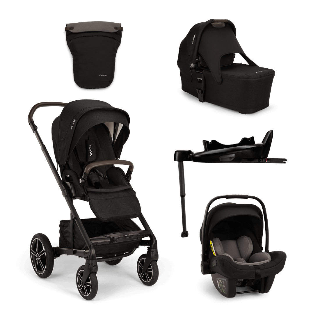 Nuna MIXX Next Bundle with Pipa Next Car Seat & Base Next