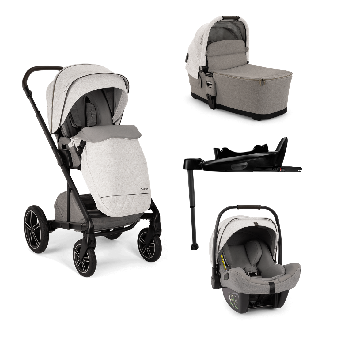 Nuna MIXX Next Bundle with Pipa Next Car Seat & Base Next