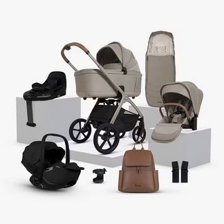 Silver Cross Cove Bundle With Silver Cross Glide Plus 360 Car Seat And Base