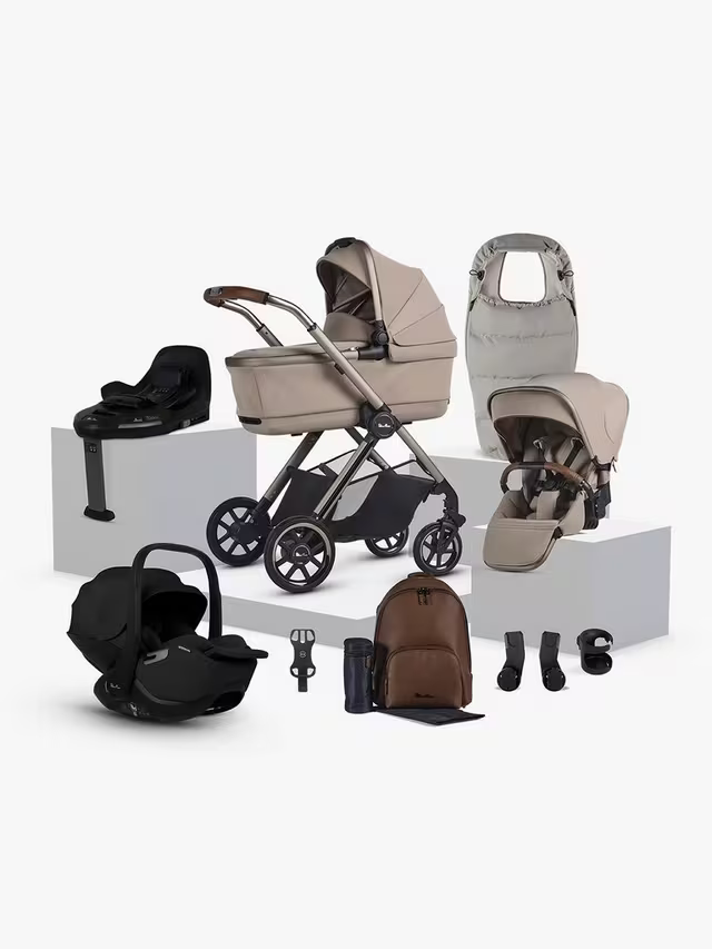 Silver Cross Cove Bundle With Silver Cross Glide Plus 360 Car Seat And Base