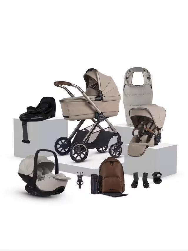 Silver Cross Cove Bundle With Silver Cross Glide Plus 360 Car Seat And Base