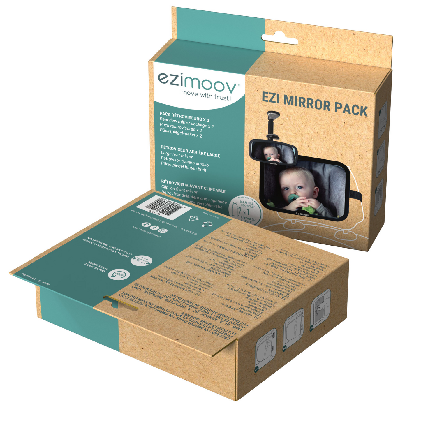 Ezimoov Ezi Mirror - Double Pack