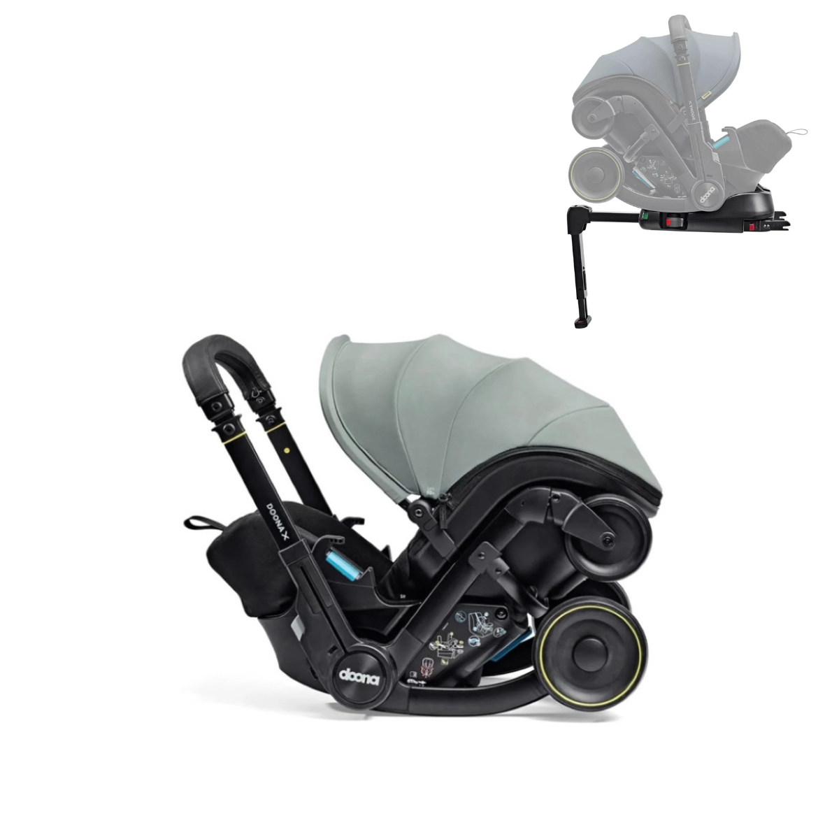 Doona X Infant Car Seat with HALF PRICE Isofix Base