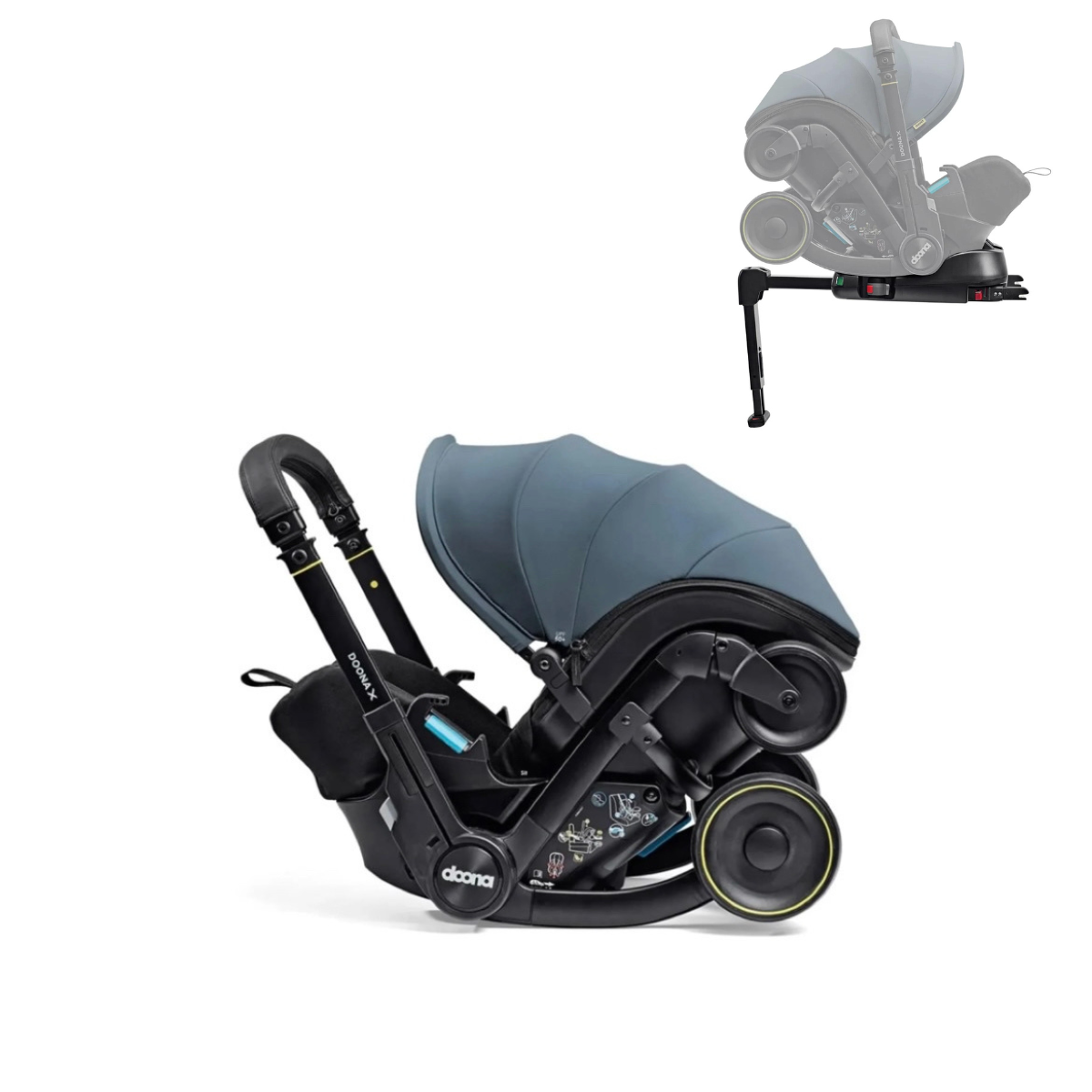 Doona X Infant Car Seat with HALF PRICE Isofix Base