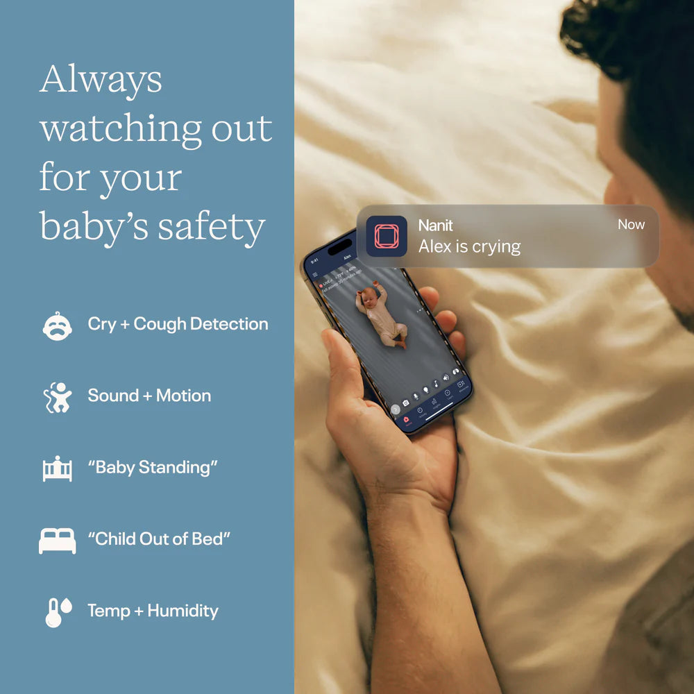 Nanit Pro Baby Monitor and Wall Mount