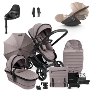 iCandy Peach 7 Pushchair Bundle with Cybex Cloud T and Base T