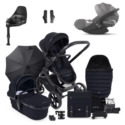 iCandy Peach 7 Pushchair Bundle with Cybex Cloud T and Base T