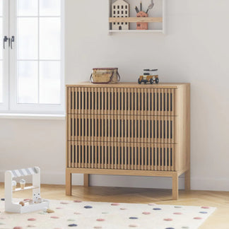 Tutti Bambini Japandi Mini 2 Piece with Cot Bed and Dresser