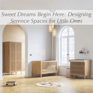 Tutti Bambini Japandi Mini 3 Piece with Cot Bed, Dresser Changer and Wardrobe