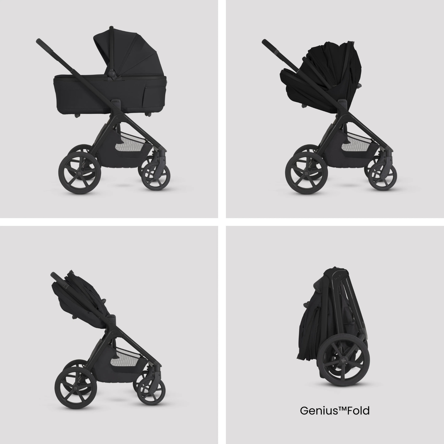 Silver Cross Cove 2 Buggy Bundle with Folding Carrycot & Accessories