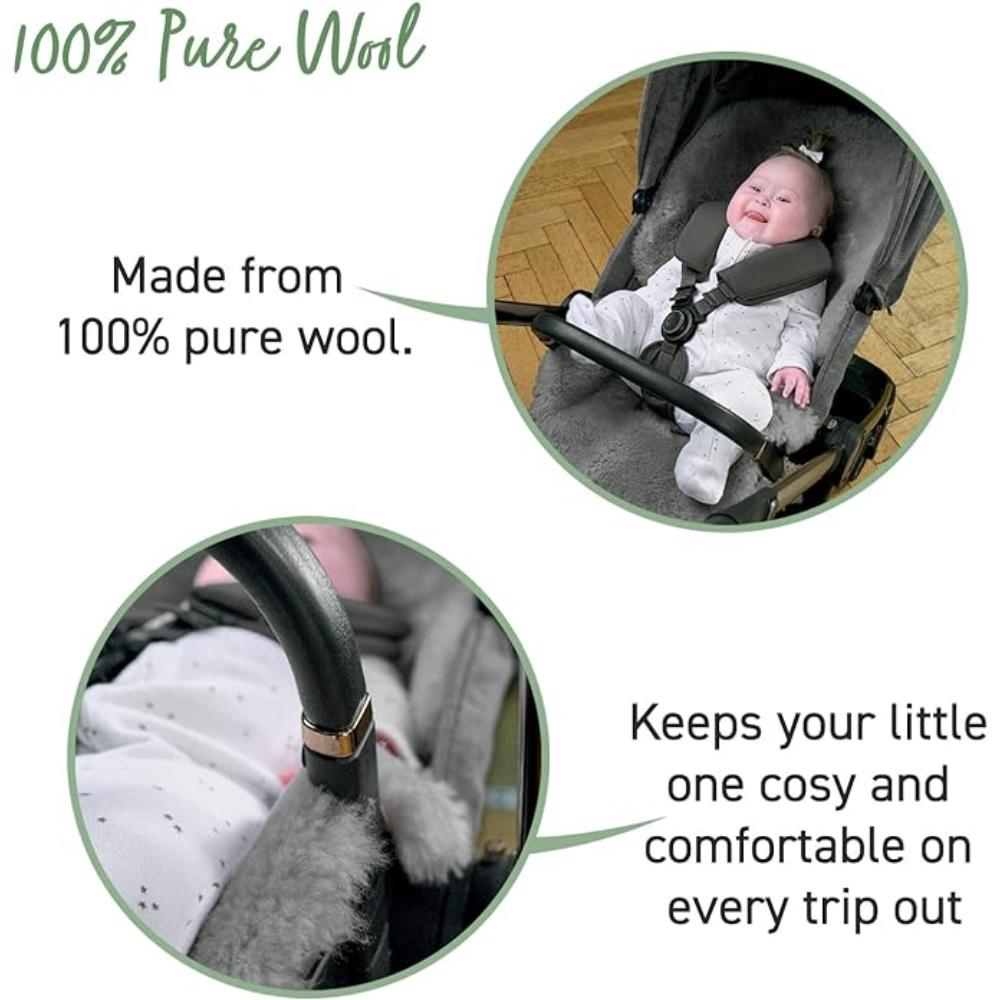 Mamas and Papas Luxury Sheepskin Pushchair Liner