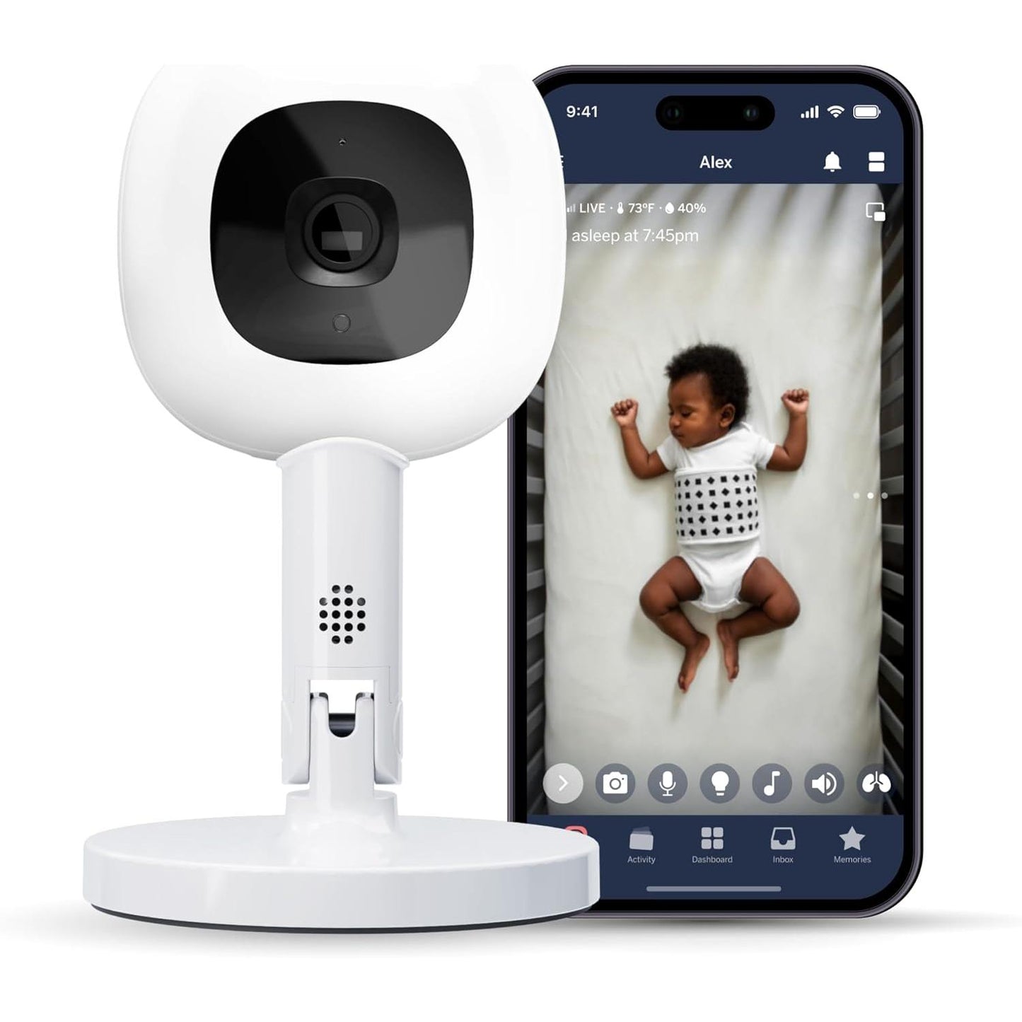 Nanit Pro Camera Monitor and Flex Stand Duo